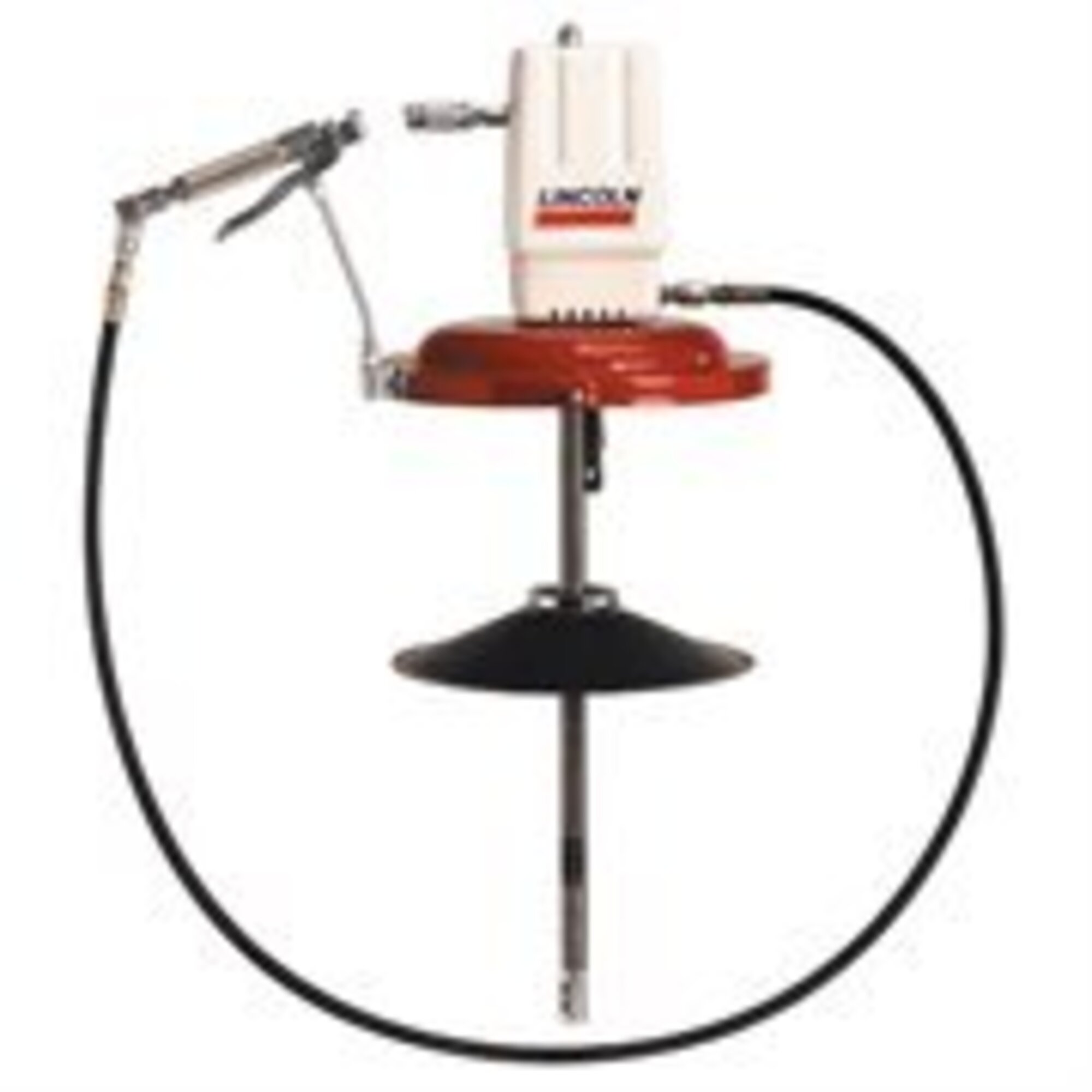 Lincoln Lubrication High-Pressure Pneumatic Drum Barrel Pump — 50:1 Ratio, 120 lb. Capacity, 7ft. Hose, Model# 120 lb